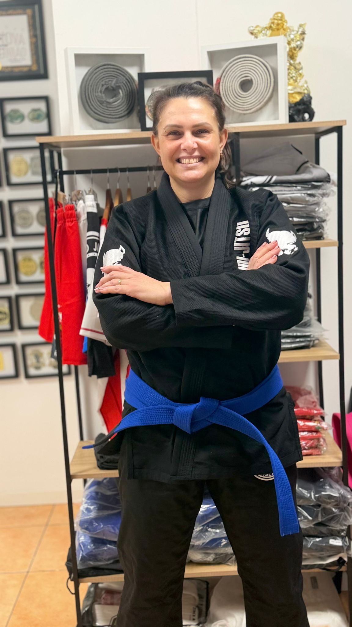 Candida Martins — Instructora de Niños, Cinturón Azul